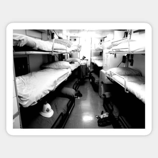 Bunks, Royal Yacht Britannia Sticker by robsteadman